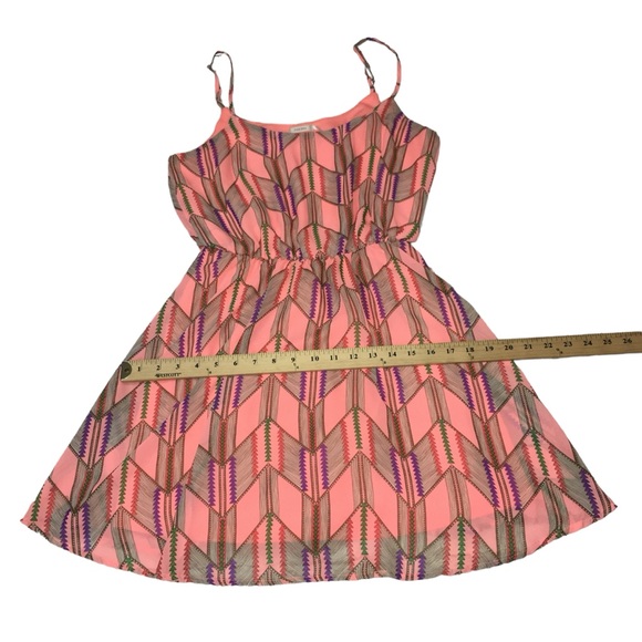 Poetry MultiColor Spaghetti Strap Lined Mini Sundress Dress - Women’s Medium - Picture 5 of 12